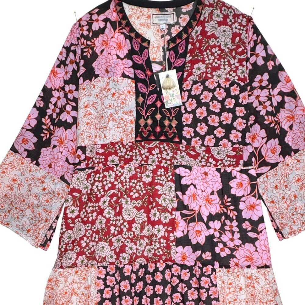 NWT JOHNNY WAS WORKSHOP BOHO PATCHWORK ARTISAN MI… - image 8